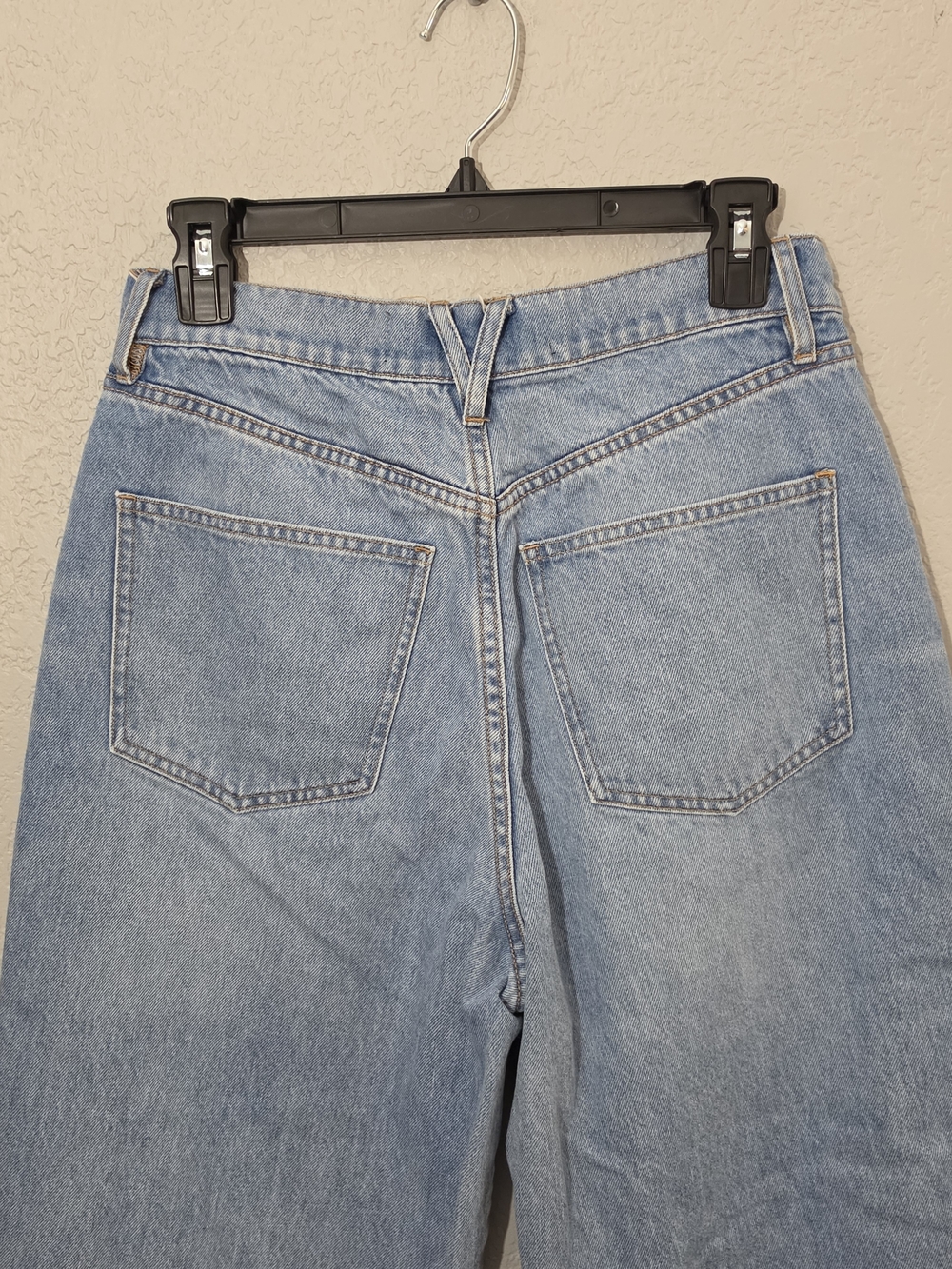 Veronica Beard Taylor Scallop Side High Rise Cropped Wide Leg Jean Nova Women 28 - Picture 7 of 11